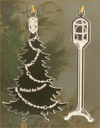 Clear Etched Ornaments