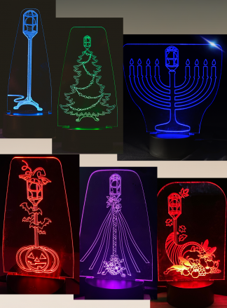 Portable Ghostlight Themed LEDs