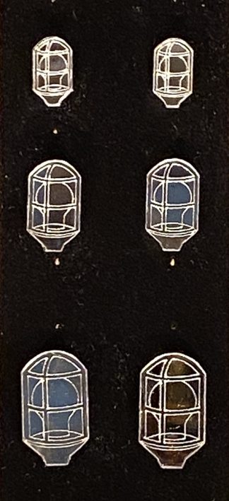 Ghostlight Post Earrings